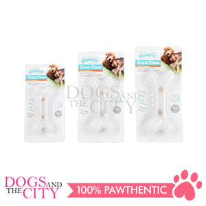 PAWISE 14483 Chewable Nylon Bone Dog Chew Toy - Large 17.5cm Toys for Dogs