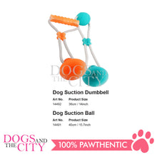 Load image into Gallery viewer, PAWISE 14491/14492 Tug of War Suction Cup Interactive Chew Dog Toy