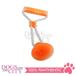 PAWISE 14491/14492 Tug of War Suction Cup Interactive Chew Dog Toy