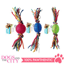 Load image into Gallery viewer, Pawise 14541 Dog Toy TPR Ball 6.3CM w/Rope - All Goodies for Your Pet