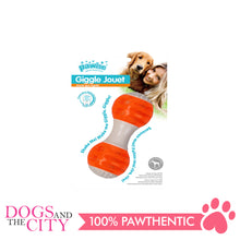 Load image into Gallery viewer, Pawise 14575 Dog Toy Giggle Jouet Dumbell - All Goodies for Your Pet