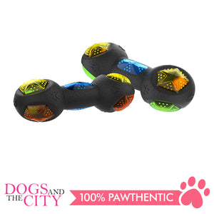 Pawise 14696 Dog Toy Diamond Jack Dumbbell - All Goodies for Your Pet