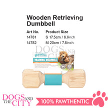 Load image into Gallery viewer, Pawise 14781/14782 Wooden Retrieving Dumbbell Pet Toys