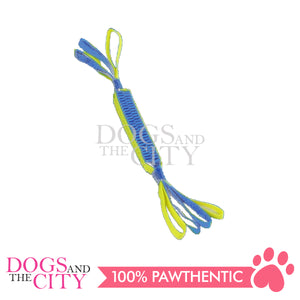 PAWISE 14833 Nylon Braided Stick w/2 Handles Tug Dog Toy-Small 40cm