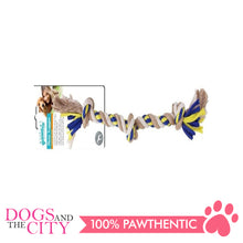 Load image into Gallery viewer, Pawise 14852 Dog Toy Floss Tugger 3 Knots Bone 27cm