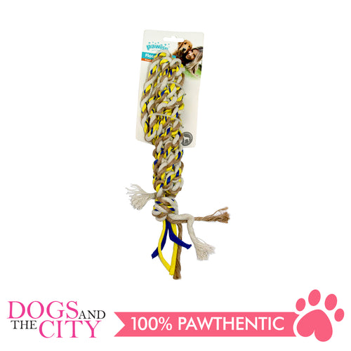 Pawise 14854 Dog Toy Floss Tugger Stick w/ Handle 34cm