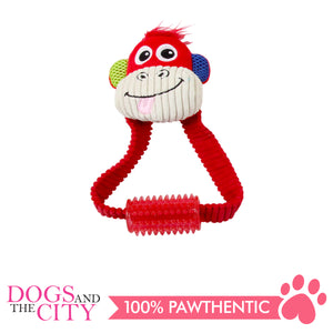 Pawise 15037 Vivid Life- Monkey with Tugger Pet Toy - All Goodies for Your Pet