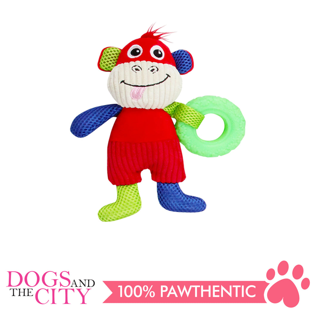 Pawise 15047 Vivid Lfe Swimming Monkey Plush Pet Toy - All Goodies for Your Pet
