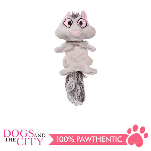 Pawise 15092 Big Eyes Squirrel Plush Pet Toy Large - All Goodies for Your Pet