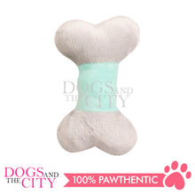 Load image into Gallery viewer, Pawise 15283 Pupply Life Pastel BONE Plush Pet Dog Toy 15cm