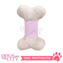 Load image into Gallery viewer, Pawise 15283 Pupply Life Pastel BONE Plush Pet Dog Toy 15cm