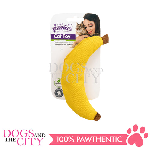 Pawise 28174 Catnip Filled Banana Interactive Cat Toy