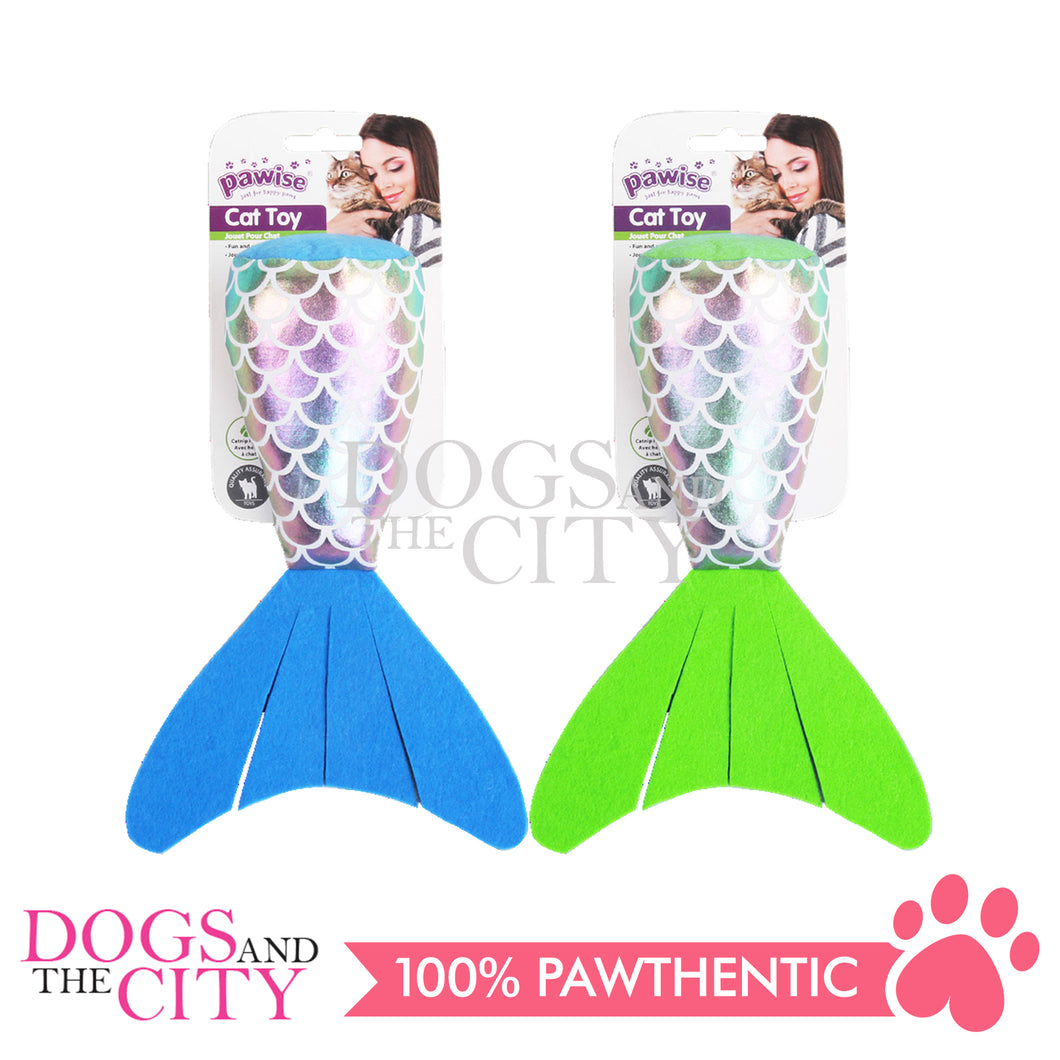 PAWISE 28312 Fishing Life - Fish Tail with Catnip 23cm Toys for Cats
