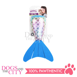 PAWISE 28312 Fishing Life - Fish Tail with Catnip 23cm Toys for Cats