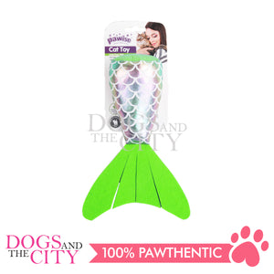 PAWISE 28312 Fishing Life - Fish Tail with Catnip 23cm Toys for Cats