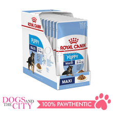 Load image into Gallery viewer, Royal Canin Shn Maxi Puppy Wet Dog Food 140gx10pcs