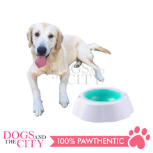 Load image into Gallery viewer, SLP Frosty Water Food Chilling Cooling Pet Bowl for Dog and Cat 16 oz 23x23x6cm
