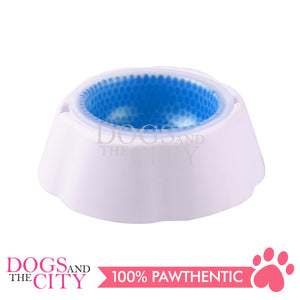 SLP Frosty Water Food Chilling Cooling Pet Bowl for Dog and Cat 16 oz 23x23x6cm