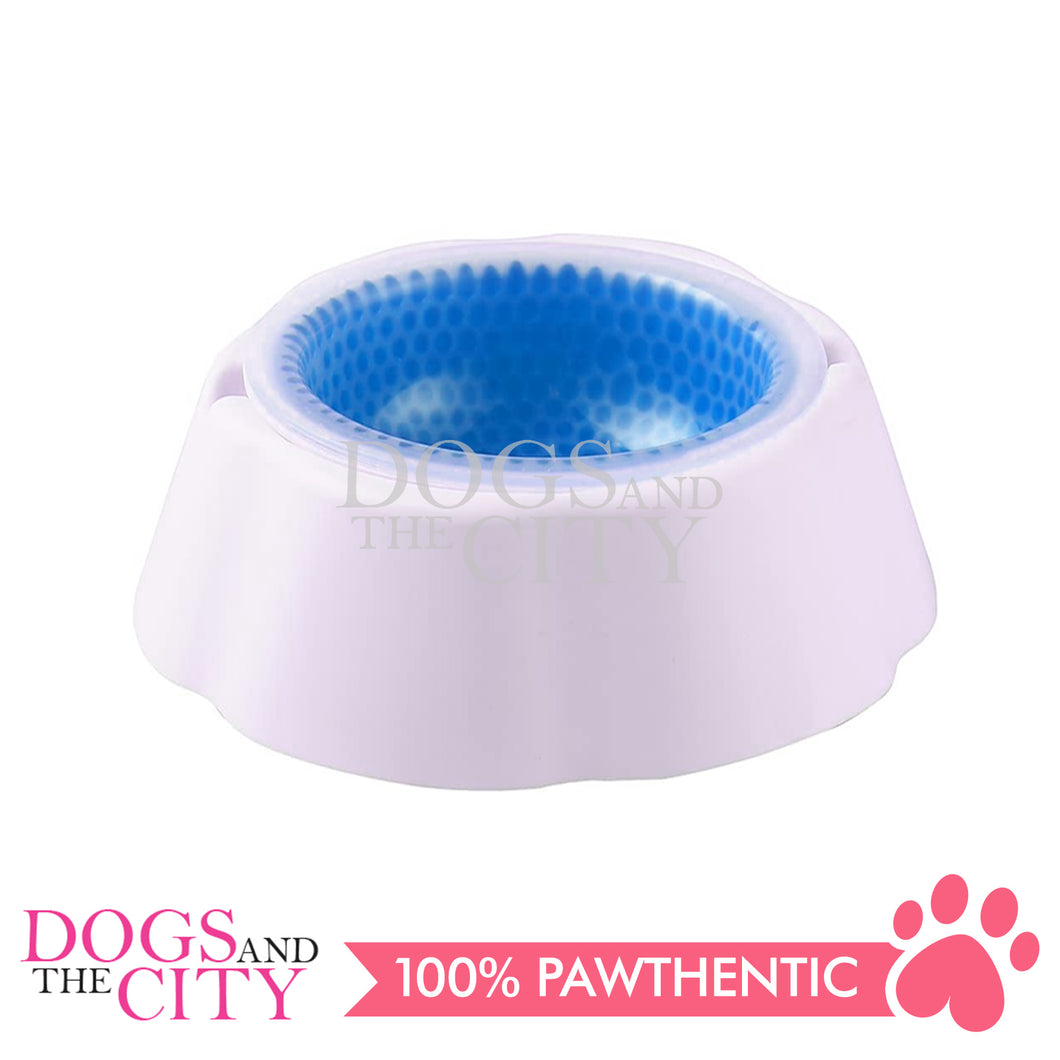 SLP Frosty Water Food Chilling Cooling Pet Bowl for Dog and Cat 16 oz 23x23x6cm