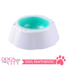 Load image into Gallery viewer, SLP Frosty Water Food Chilling Cooling Pet Bowl for Dog and Cat 16 oz 23x23x6cm